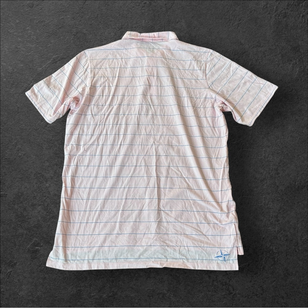 B. Draddy USA Men's Golf Polo Size Large Pima Cotton‎ Pima Cotton SS Pink - Picture 4 of 6